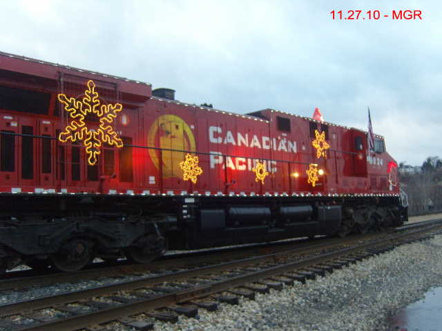 CP Christmas Train at Steamtown