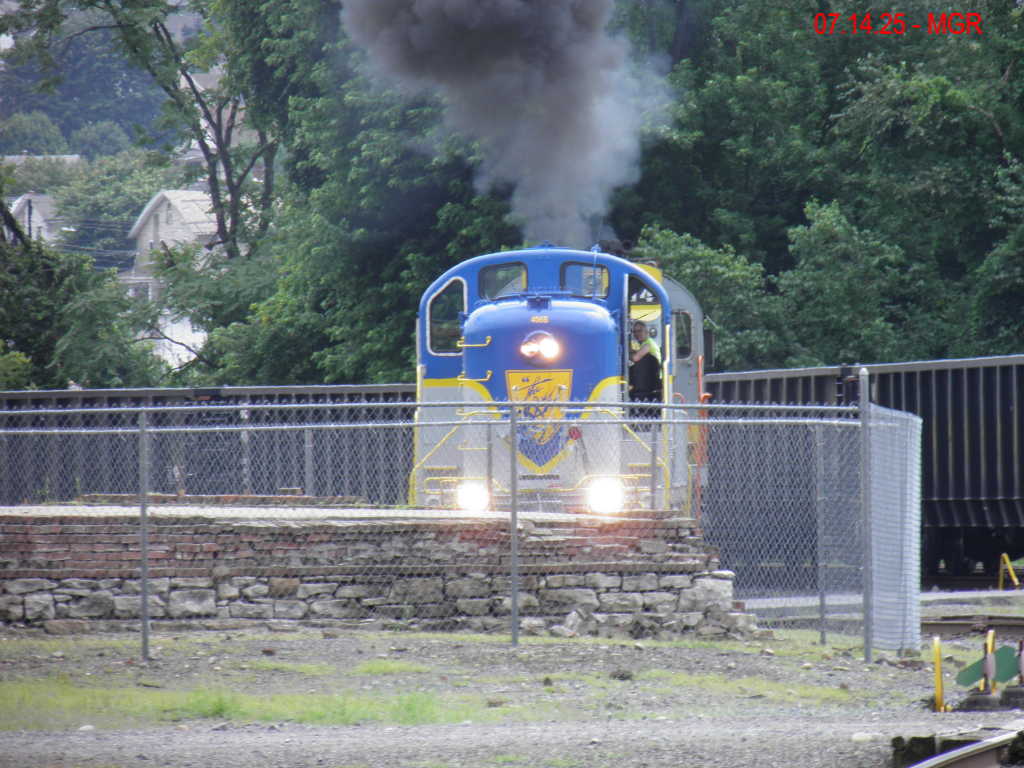 D&H RS and LV C40 at Steamtown