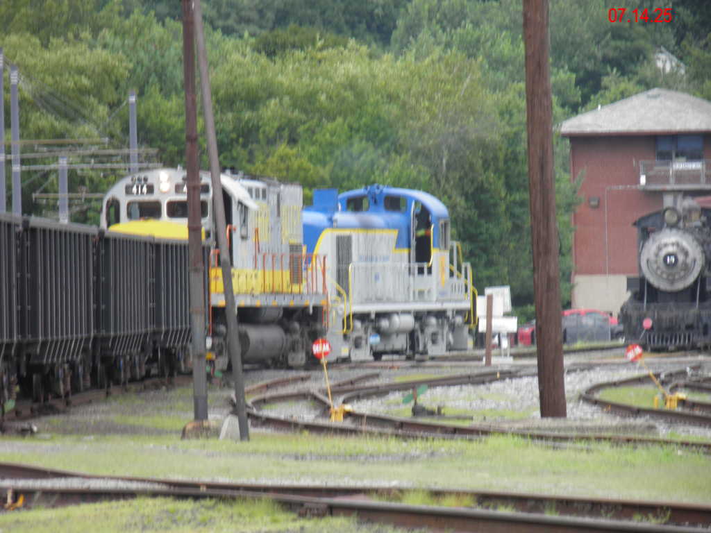 D&H RS and LV C40 at Steamtown