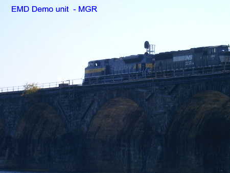 EMD Demo Unit, Rockville Bridge