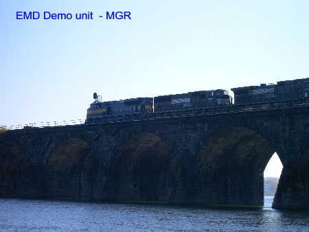 EMD Demo Unit, Rockville Bridge