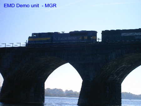 EMD Demo Unit, Rockville Bridge