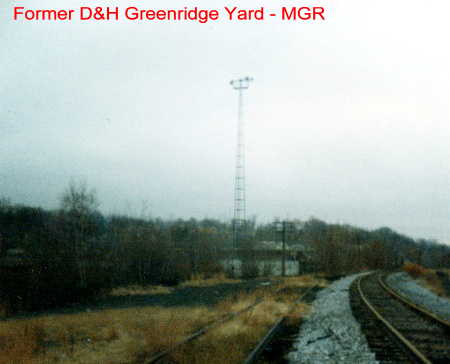 Fomer D&H Green Ridge Yard