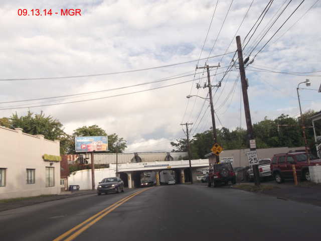 Hopper Cars On Trestle, Green Ridge Street, Scranton