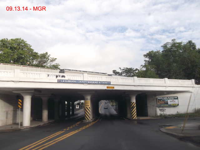 Hopper Cars On Trestle, Green Ridge Street, Scranton