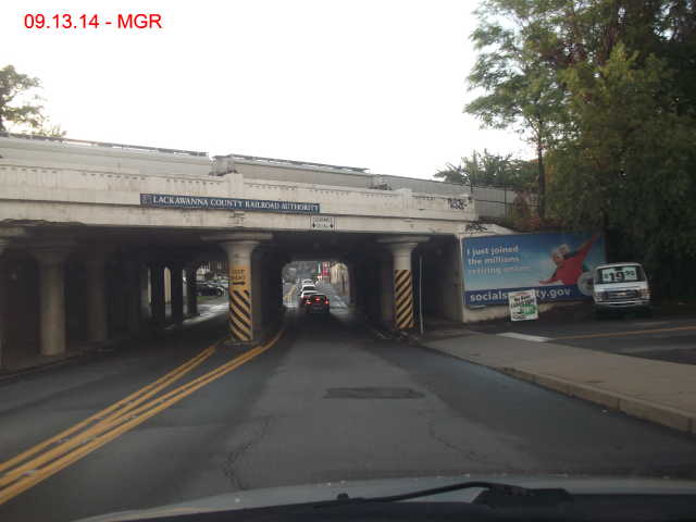 Hopper Cars On Trestle, Green Ridge Street, Scranton