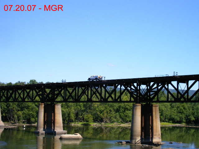 Hi-Rail Truck Over Gauntlet