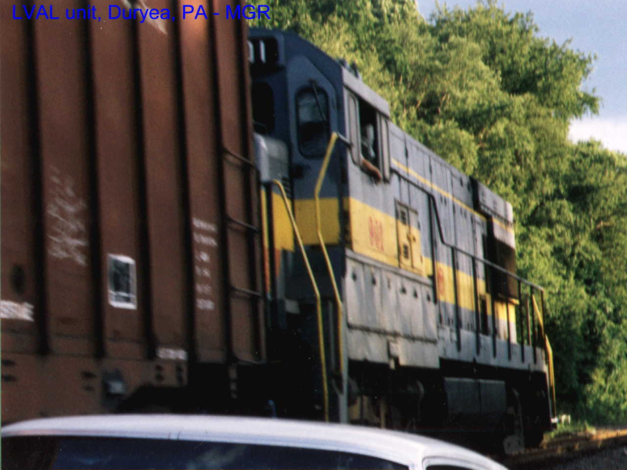 LVAL 901 (O&W Paint) At Duryea On Bloomsburg Line