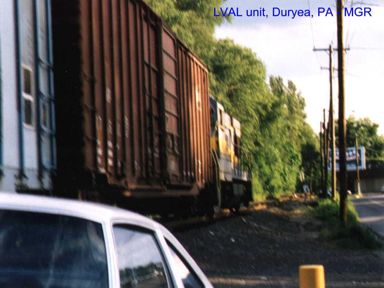 LVAL 901 (O&W Paint) At Duryea On Bloomsburg Line
