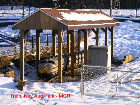  Nay Aug Park Train in the Snow, Scranton, PA 