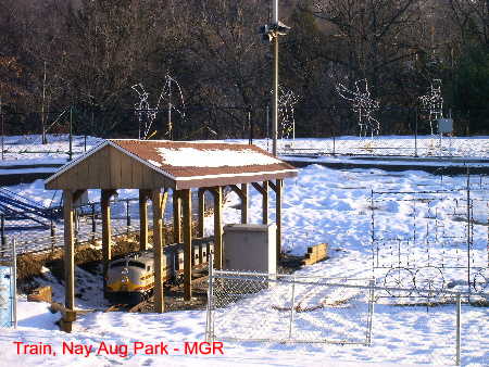 Nay Aug Park Train in the Snow, Scranton, PA 