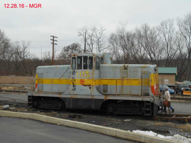 O&W #105 Arrives In Scranton Via Truck