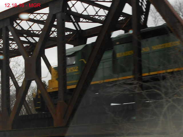 R&N Running Light On Old Forge Trestle