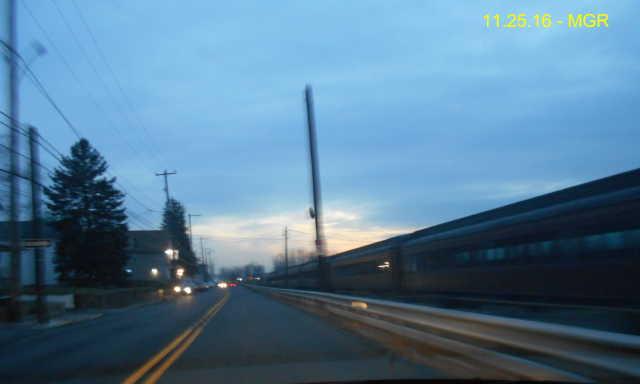 Tunkhannock Christamas Train, Pittston Junction, Evening