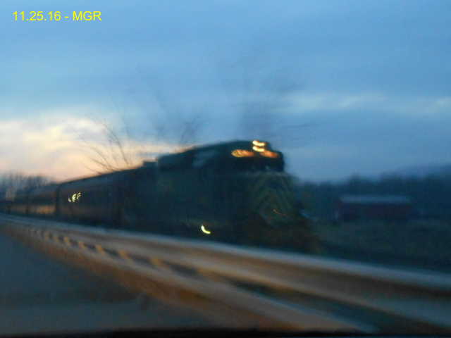 Tunkhannock Christamas Train, Pittston Junction, Evening