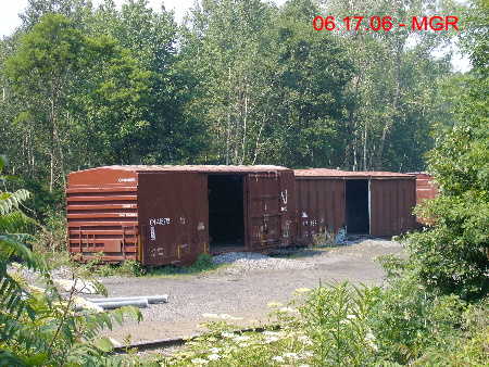 Wrecked  Boxcars