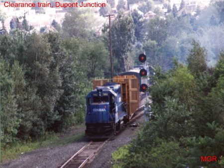 Conrail Clearance Train, Dupont