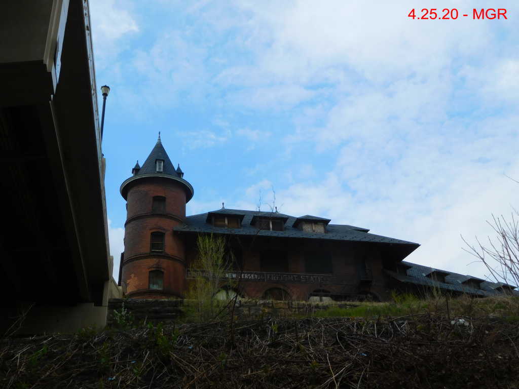 CNJ Frieght Station From Heritage Trail in Scranton