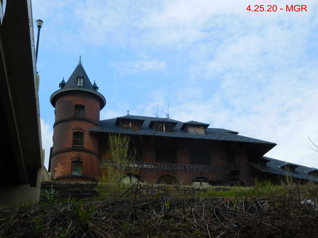 CNJ Frieght Station From Heritage Trail in Scranton