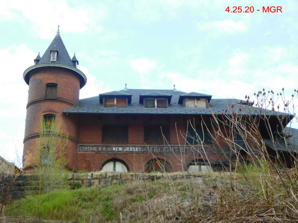 CNJ Frieght Station From Heritage Trail in Scranton