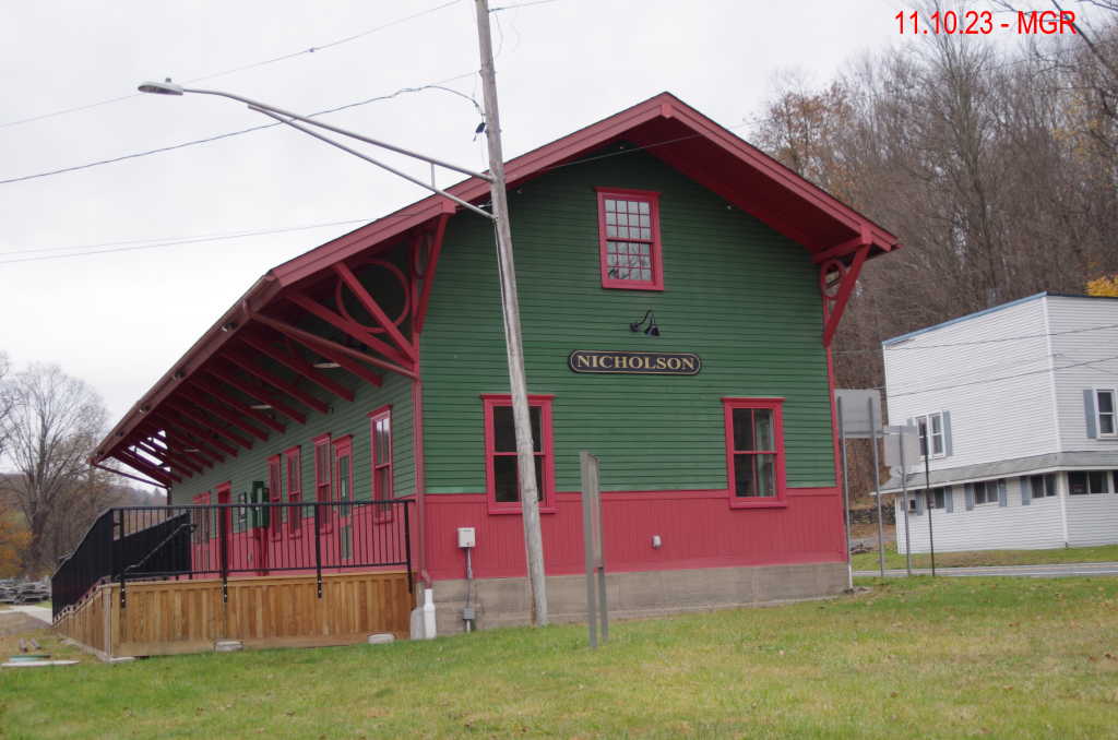 Restored Nicholson DL&W Depot