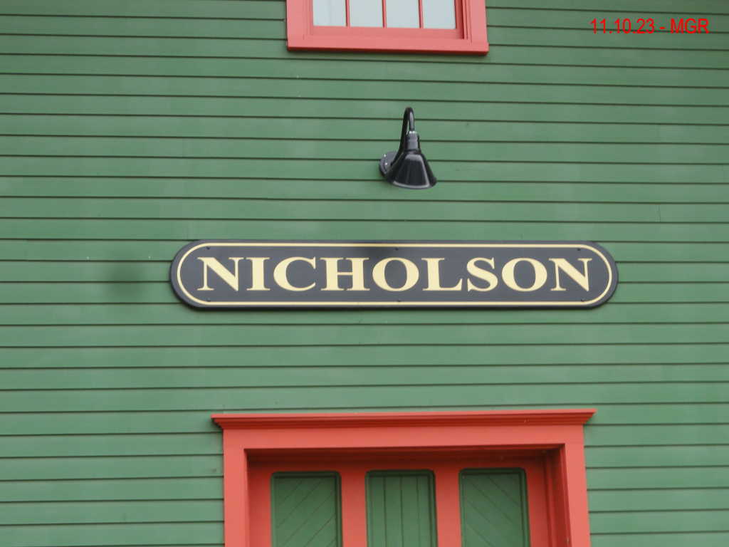 Restored Nicholson DL&W Depot