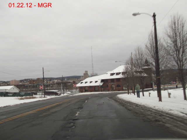 CNJ Station, Scranton On A Snowy Day