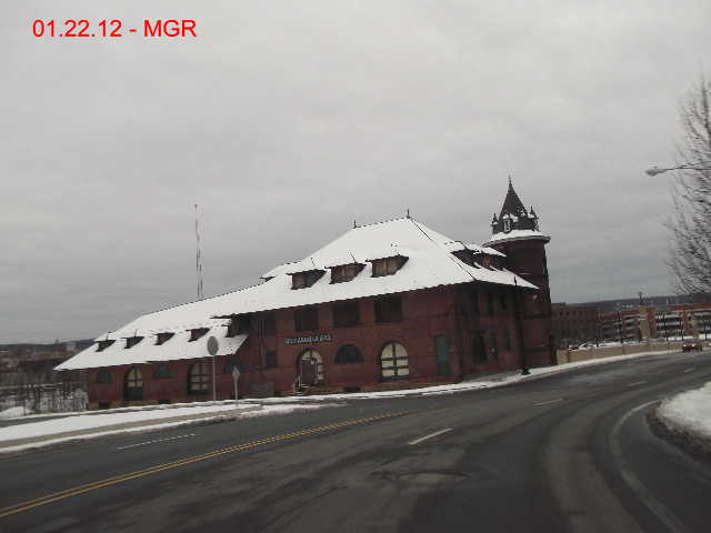 CNJ Station, Scranton On A Snowy Day