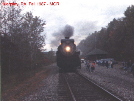 Steamtown Excursion, Kingsley