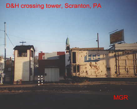 D&H Wyoming Ave Crossing Tower