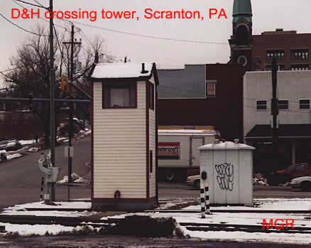 D&H Wyoming Ave Crossing Tower