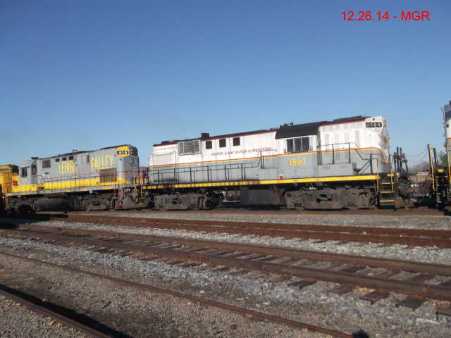 Sightings 12.26.14 /  D-L Switching At Steamtown