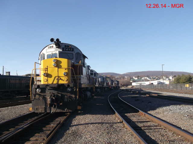 Sightings 12.26.14 /  D-L Switching At Steamtown