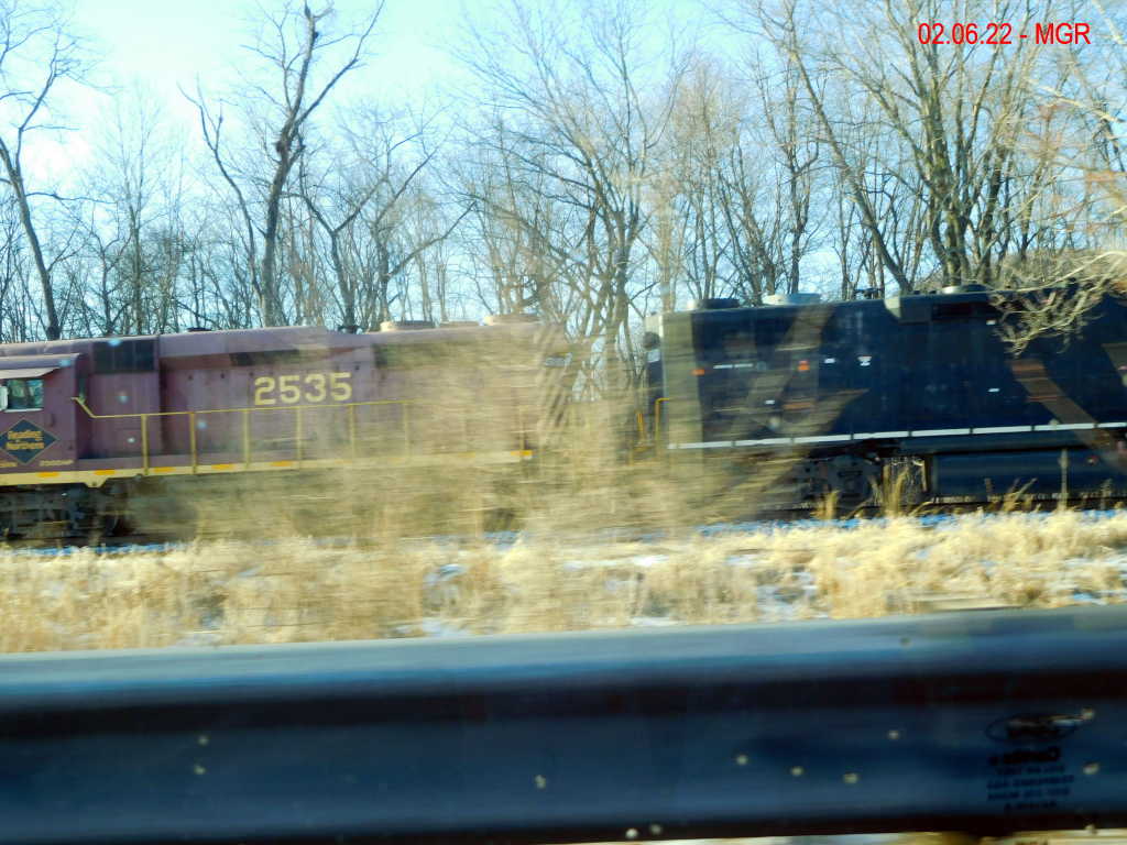 Sightings 02.06.22 / Train Getting To Leave Pittston