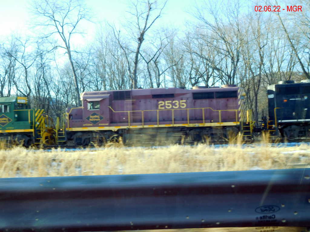 Sightings 02.06.22 / Train Getting To Leave Pittston
