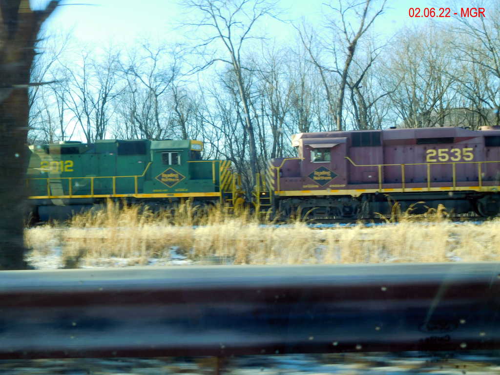 Sightings 02.06.22 / Train Getting To Leave Pittston