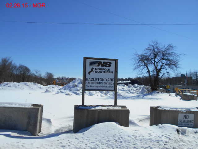 Sightings 02.28.15  /  Hazleton Yard