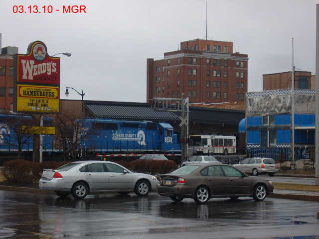 Sightings 031310 / Train, Downtown Hazleton