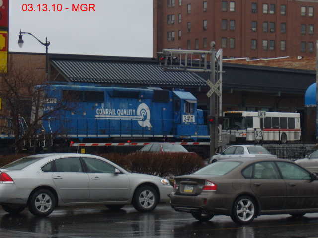 Sightings 031310 / Train, Downtown Hazleton