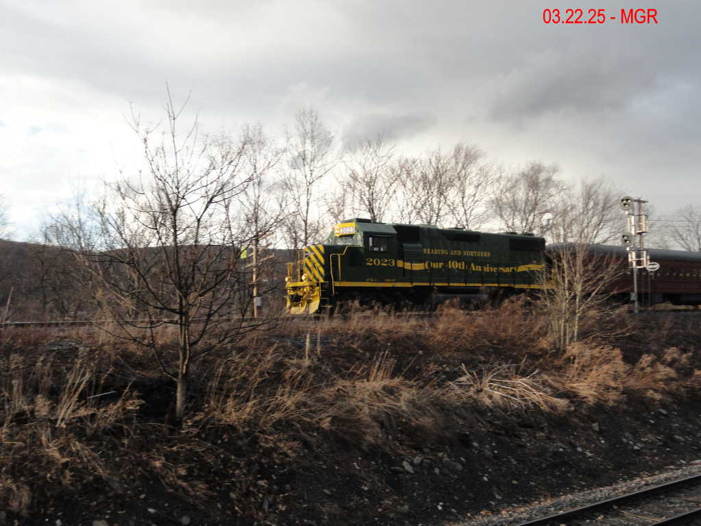Sightings 03.22.25 / R&N Passenger Train Returning to Pittston