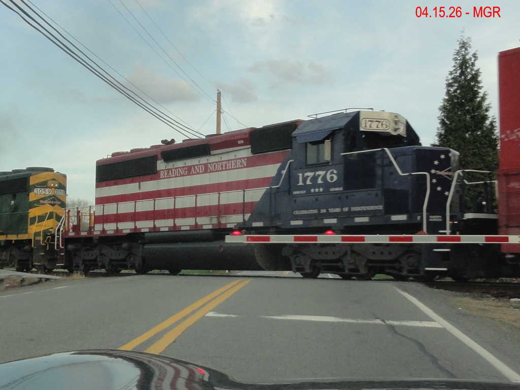Sightings 04.14.26  / Southbound NRFF at Duryea, No. 1776