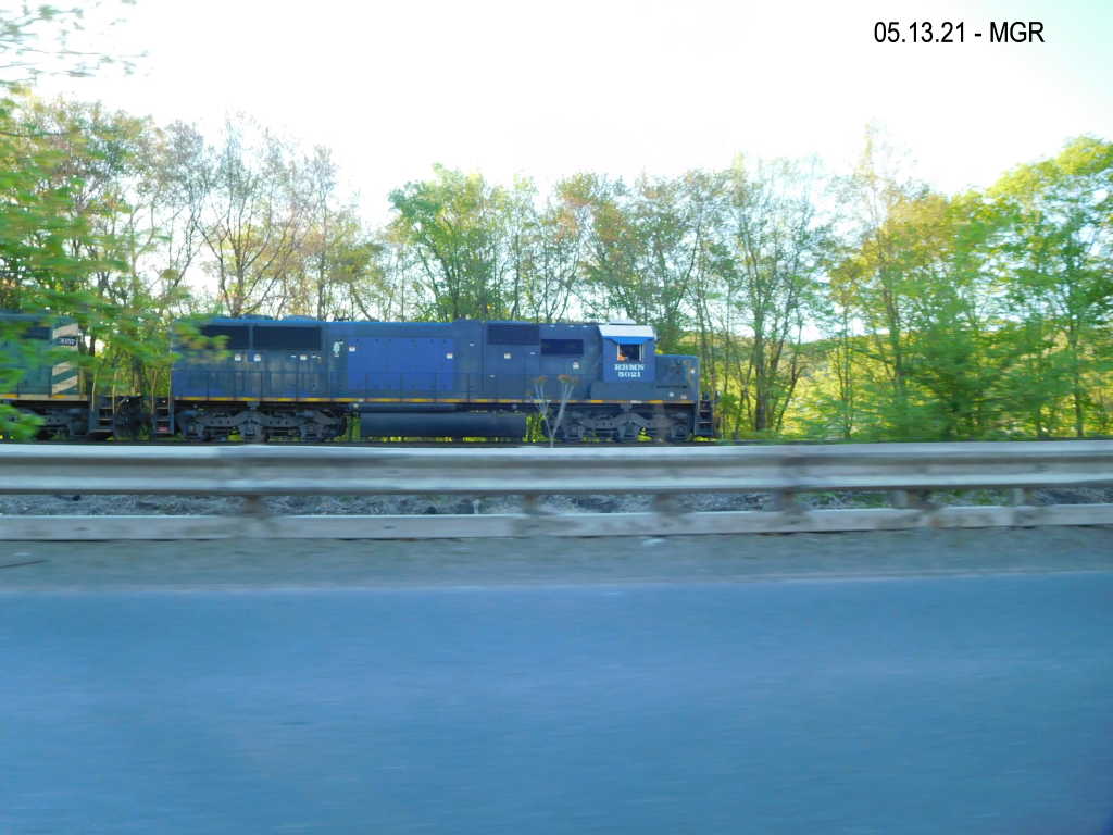 Sightings 05.13.21  / Pacing Train Leaving Pittston