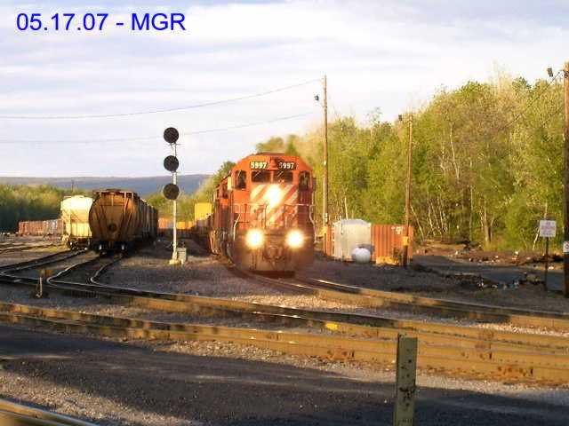 Sightings 05.15.07   /  Stack Train at Taylor in Sunset