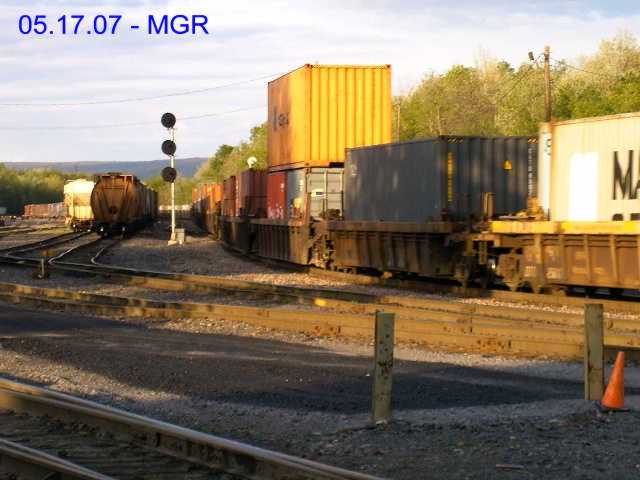 Sightings 05.15.07   /  Stack Train at Taylor in Sunset