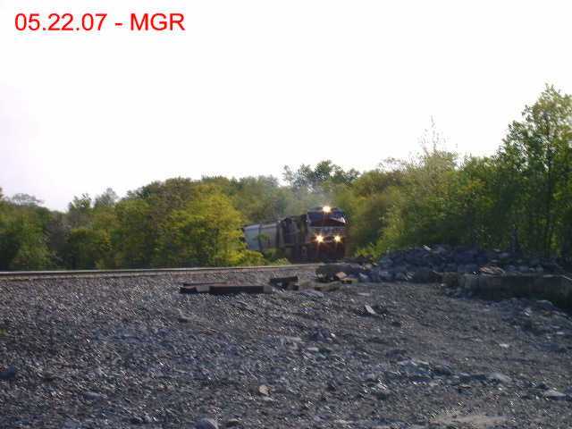 Sightings 05.22.05  /  3 Trains at Hudson