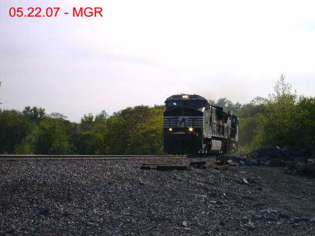 Sightings 05.22.05  /  3 Trains at Hudson