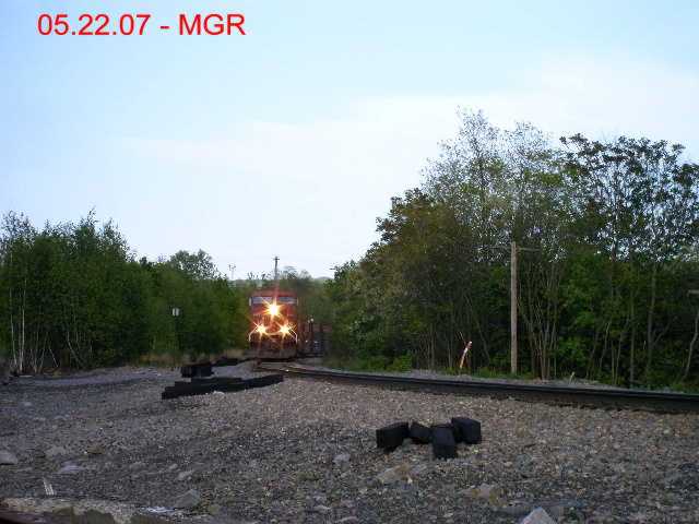 Sightings 05.22.05  /  3 Trains at Hudson