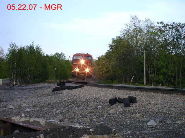 Sightings 05.22.05  /  3 Trains at Hudson