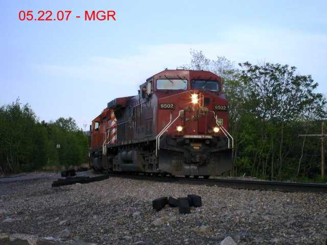 Sightings 05.22.05  /  3 Trains at Hudson