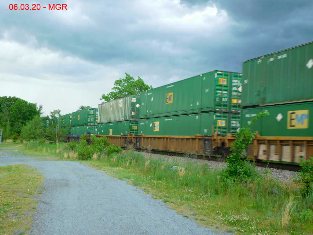 Sightings 06.03.20  /  Intermodal Train At Avoca